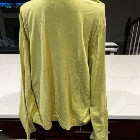 Talbots Women's Sweater in Light Olive 3X - Picture 2 of 7